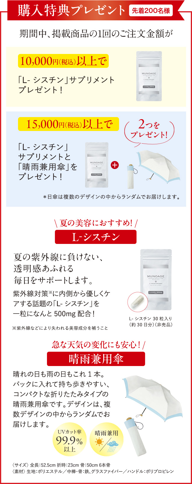 購入特典プレゼント